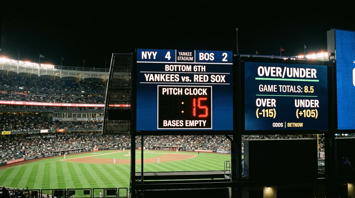 Pitch clock MLB y efecto en cuotas de totales over/under béisbol